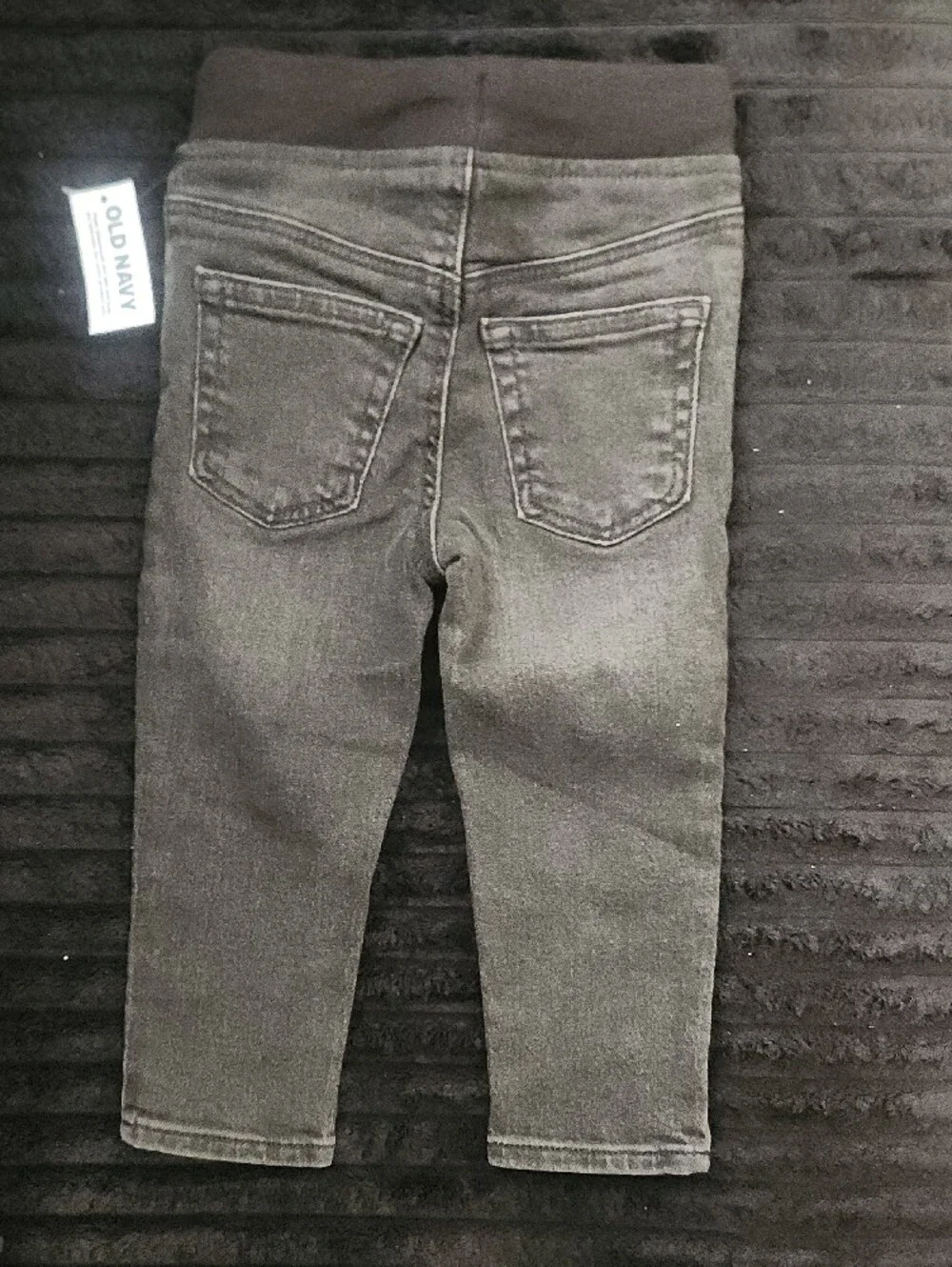 Old Navy Black Washed Skinny Jogger Jeans for Kids